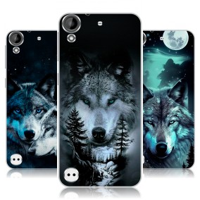 Дизайнерский силиконовый чехол для HTC Desire 630 Волки