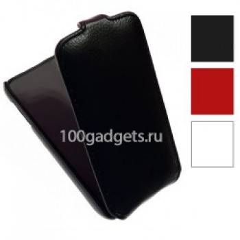 Чехол вертикальная книжка с магнитной защелкой для HTC Desire 400 Dual SIM Черный