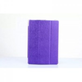 Чехол флип подставка сегментарный на поликарбонатной основе текстура Линии для ASUS ZenPad 10 Фиолетовый