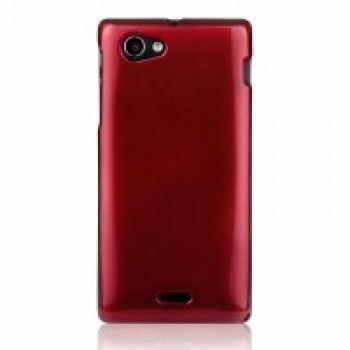 Чехол силиконовый для Sony Xperia J ST26i Красный