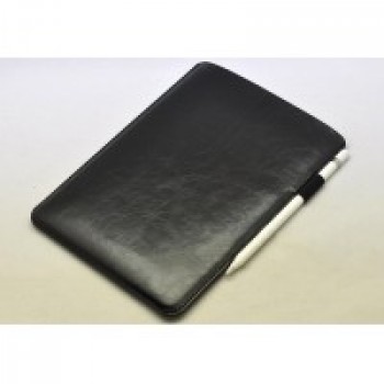 Вощеный кожаный мешок с крепежом для Apple Pencil для Ipad Pro 9.7 Черный
