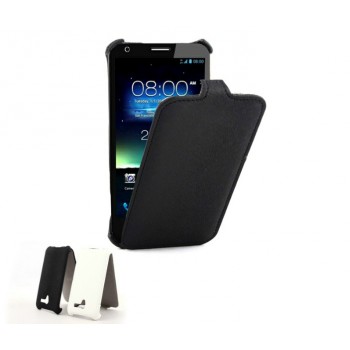 Чехол кожаный подставка Phone cover для ASUS Padfone 2 Черный