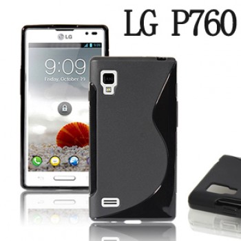 Чехол силиконовый для LG Optimus L9 P765 Черный