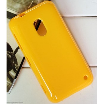 Силиконовый чехол для Nokia Lumia 620 Желтый