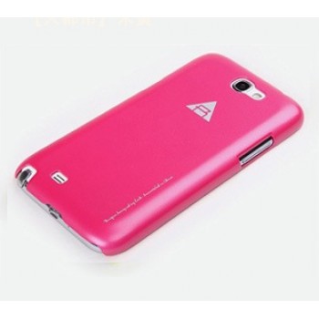 Чехол пластиковый для Samsung Galaxy Note 2 Розовый