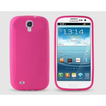 Силиконовый чехол для Samsung Galaxy S4 Розовый