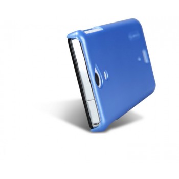 Чехол пластиковый премиум для Sony Xperia V Голубой