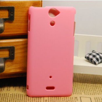 Чехол пластиковый для Sony Xperia V Розовый