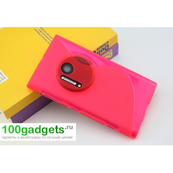 Силиконовый чехол S для Nokia Lumia 1020 Розовый