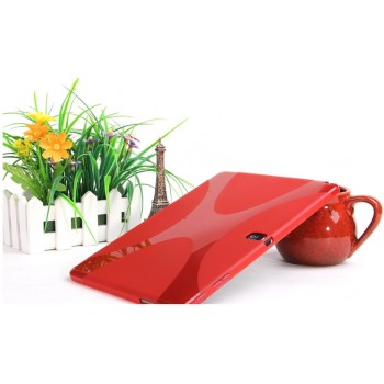 Силиконовый чехол X для Samsung Galaxy Note 10.1 2014 Edition Красный