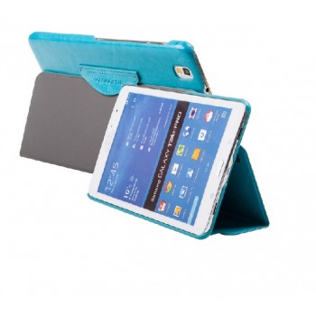 Кожаный чехол смарт флип подставка (нат. кожа) серия First Wish для Samsung Galaxy Tab Pro 8.4