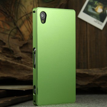 Металлический чехол для Sony Xperia Z1 Зеленый