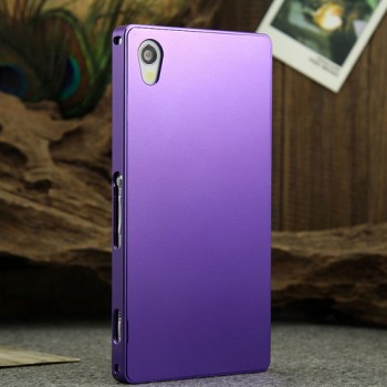 Металлический чехол для Sony Xperia Z1 Фиолетовый