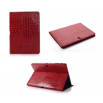 Чехол подставка серия Croco Pattern для Samsung Galaxy Tab Pro 10.1 Красный