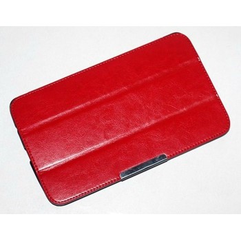Чехол флип подставка сегментарный серия Leather Up для LG G Pad 8.3 Красный
