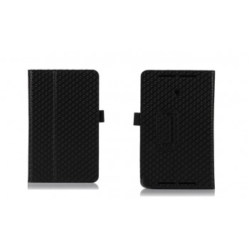 Чехол подставка текстурный серия Full Cover для ASUS VivoTab Note 8 Черный
