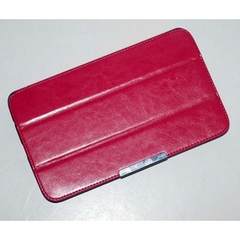 Чехол флип подставка сегментарный серия Leather Up для LG G Pad 8.3 Розовый