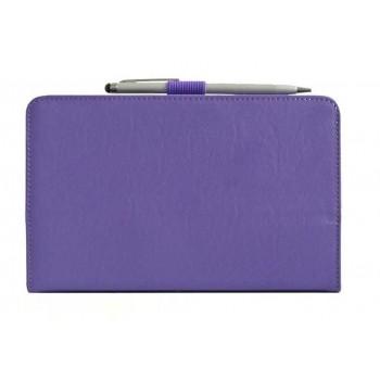 Чехол подставка с рамочной защитой серия Full Cover для Asus Fonepad 7 Фиолетовый