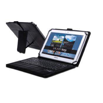 Кожаный чехол подставка (нат. кожа) с Bluetooth клавиатурой (English version) для Lenovo S6000