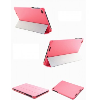 Чехол флип подставка сегментарный для Lenovo ThinkPad 8 Розовый
