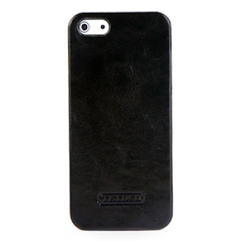 Кожаный чехол накладка Back Cover (цельная телячья кожа) для Iphone 5s/SE