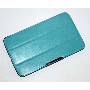 Чехол флип подставка сегментарный серия Leather Up для LG G Pad 8.3 Голубой