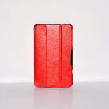 Чехол флип подставка сегментарный серия Leather Up для Lenovo ThinkPad 8 Красный