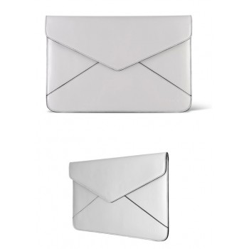 Кожаный чехол папка (нат. кожа) серия Envelope для Microsoft Surface Pro 2 Белый