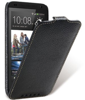 Кожаный чехол вертикальная книжка для HTC Desire 601