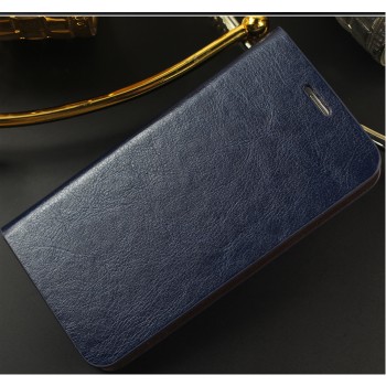 Тонкий чехол-портмоне для Samsung Galaxy S5 Синий