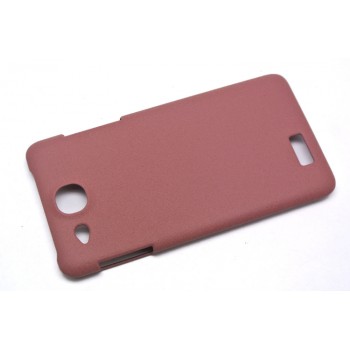 Пластиковый матовый чехол для Alcatel One Touch Idol Ultra Пурпурный