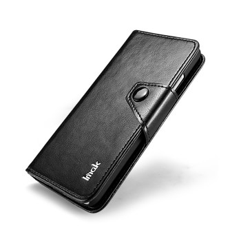 Кожаный чехол книжка горизонтальная для HTC Butterfly S Черный