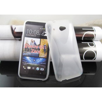 Силиконовый чехол X для HTC Desire 601 Белый