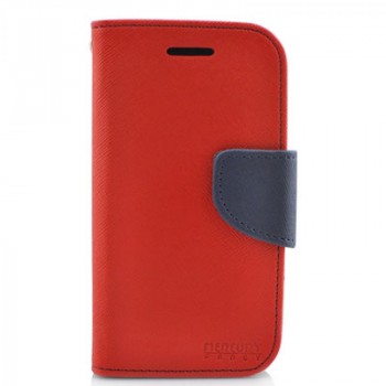 Чехол кожаный книжка горизонтальная для LG Optimus G Pro E988 Красный
