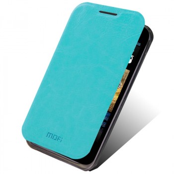 Чехол флип подставка водоотталкивающий для HTC Desire 310 Голубой