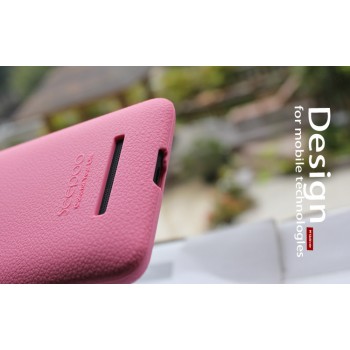 Силиконовый чехол софт тач премиум для HTC Desire 400 Dual SIM Розовый