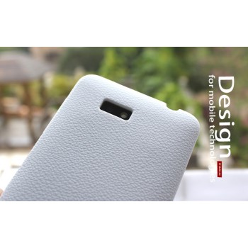 Силиконовый чехол софт тач премиум для HTC Desire 400 Dual SIM Белый