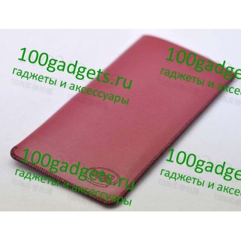 Мешок из искусственной кожи для Lenovo K900 Красный
