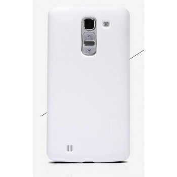 Пластиковый матовый нескользящий премиум чехол для LG Optimus G2 mini Белый