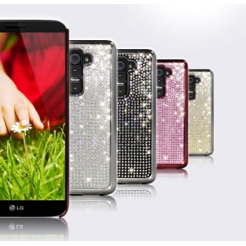 Чехол пластиковый со стразами серия Total Luxury для LG Optimus G2