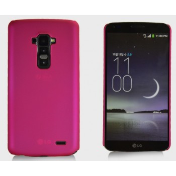 Пластиковый чехол S для LG G Flex Розовый