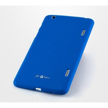 Силиконовый премиум чехол Soft Touch для LG G Pad 8.3 Синий