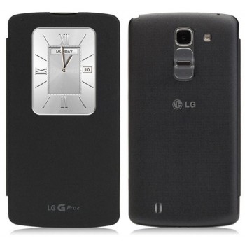 Оригинальный чехол флип NFC Quick Window для Lg G Pro 2 Черный
