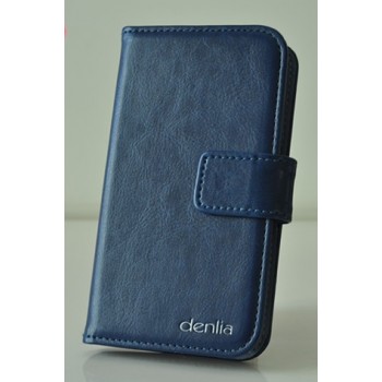 Чехол портмоне подставка для LG L70 Синий