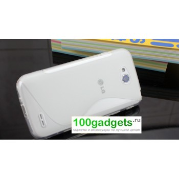 Силиконовый чехол S для LG L90 Белый