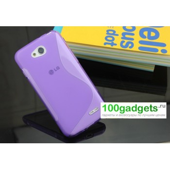 Силиконовый чехол S для LG L90 Фиолетовый