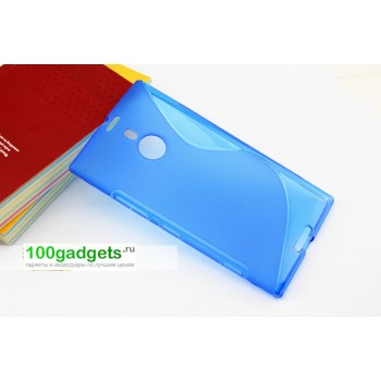 Силиконовый чехол S для Nokia Lumia 1520 Голубой