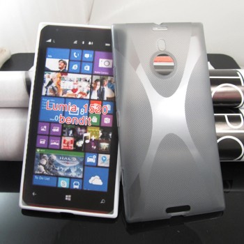 Силиконовый чехол X для Nokia Lumia 1520 Серый