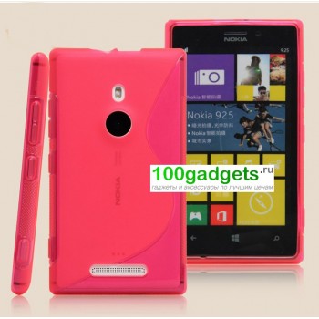 Силиконовый чехол S для Nokia Lumia 925 Красный