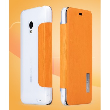 Чехол флип серия Colors для Meizu MX3 Оранжевый